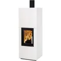 HAAS & SOHN Kaminbausatz "Dachstein", weiß, 7 kW, Zeitbrand geeignet - grau