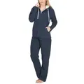 SLOUCHER Hausanzug Damen Hausanzug aus wärmenden Fleece blau 48-50