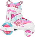 HUDORA 22042 Rollschuhe My First Quad 2.0 Mädchen Pink Größe 26-29 Outdoor Sport