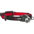Stirnlampe H8R, LED-Leuchte schwarz/rot