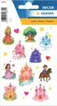 HERMA  15832 Märchen Aufkleber, Prinzessin Glitzer Sticker für Kinder & Kleinkin