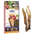 15 kg BOSCH Adult Lamm & Reis alle Rassen + MACED Kaninchenohren Snack 2 St.