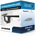 AUTO HAK Anhängekupplung starr passend für Citroen AX 07.1986-12.1998 neu
