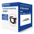 Auto Hak Anhängerkupplung starr für CITROEN AX Typ ZA AHK