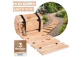 BooGardi Terrassendielen Rollweg aus Lärchenholz, BxL: je 30x250 cm, 1.600 mm Stärke, (1-St), Holzweg zum Ausrollen · Holztritt Gartenweg