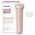 Philips Lady Shaver Series 8000 - kabelloser elektrischer Rasierer, LED-Licht