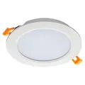 SEBSON® LED Einbaustrahler rund flach 230V, integrierter Treiber, 12W, warmweiß 3000K, Deckenstrahler 870lm, LED Panel Ø168x24mm
