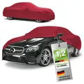 Autoplane Indoor Stretch Plus, PKW-Abdeckplane Größe 3 PKW rot