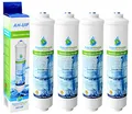 4x AquaHouse UIFH Kompatibel für Haier 0060823485A Kemflo Aicro Wasserfilter für Haier, CDA, Firstline, Frigistar Kühlschränke