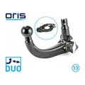 ORIS Anhängerkupplung ABNEHMBAR + 13polig E-Satz für VW GOLF 7 LEON OCTAVIA