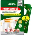Legona Schlupfwespen gegen Lebensmittelmotten - 1 Lieferung mit 3 Träger - Mottenschutz für Küche und Vorrat - Alternative zur Mottenfalle
