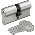 BASI Profilzylinder V50, Verschiedenschließend, diverse Längen, (Packung, 1-St), Doppelzylinder 40/45 mm, 5 Stiftzuhaltungen, 3 Schlüssel Doppelzylinder - 40/45 mm