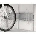 Hörmann Ecostar Fahrradhalter waagerecht für "Euroline" und "Juno" Gerätehäuser,silber,96 x 21 cm (B x H)