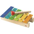 Haba 5990 - Metallophon Buche Holz Instrument Xylophon Liederheft Musik Lernen
