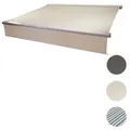 Elektrische Vollkassetten-Markise T124, 5x3m ausfahrbarer Volant ~ Polyester Creme