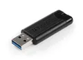 VERBATIM USB Stick 3.0 Drive 128 GB Nadelstreifen-Design High-Speed schwarz
