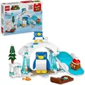 LEGO Super Mario Schneeabenteuer mit Familie Pinguin – Erweiterungsset, Spielzeug mit Pinguin-Figuren und Gumba-Figur, Fanartikel für Kinder, Ge... - Bunt