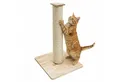 eyepower Kratzbaum Klein - 62 cm Kratzstamm mit Holzplatte Sisal Kratzsäule für Katzen, Katzenkratzbaum mit Massivholz Fußplatte - Sisalstamm Katze Stabil
