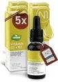 N1 Vitamin D3 K2 Tropfen 5x20 ml - Premium: 99,7+% All-Trans (K2VITAL® von Kappa) + hoch bioverfügbares D3, vitamin d k2, hochdosiert, optimal dosiert