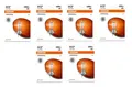 6X OSRAM H7 12V 55W Glühlampe Fernscheinwerfer PX26d 64210 Autolampe Halogen Kfz