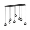 Fischer & Honsel Bala LED Pendelleuchte 8-fach G9 warmweiss Glas rauchfarben san