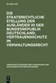 Karl Doehring Die Staatsrechtliche Stellung Der  (Gebundene Ausgabe) (US IMPORT)