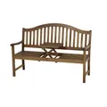 GARDAMO Gartenbank "Pisa", Aluminium, 2-Sitzer, BxHxT: 150 x 104 x 66 cm - grau