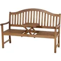 Siena Garden Pisa 3-Sitzer Bank geölt Gestell Akazienholz FSC®
