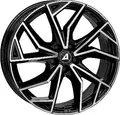 1x ALUTEC ADX.02 4-LOCH diamantschwarz frontpoliert 7.5Jx18 4x108 ET45