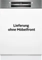 BOSCH teilintegrierbarer Geschirrspüler "SMI4ECS32E" silber (gebürsteter stahl)