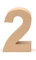 Glorex Papp-Zahl 2 17,5 x 5,5 cm