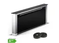 Royal Flush Eco 75 Dunstabzugshaube 75 cm 650 m³/h EEK  inkl. Aktivkohlefiltern Edelstahl Schwarz