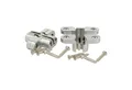 SO-TECH® Möbelbeschlag Einfrässcharnier Einlassband VICI Öffnungswinkel 180°, für Möbeltüren, Truhen, Klapptische, Ausführung 45 x 13 mm