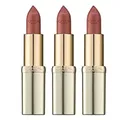 3 x L'Oreal Paris Color Riche Shine Lipstick 3.8g - 235 Nude