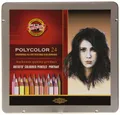 3824  Polycolor 24er Hautfarben Farbstifte Zeichenstifte für Künstler in Meta...
