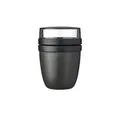 Mepal Lunchpot "To Go"  Ellipse , schwarz , Kunststoff , Maße (cm): H: 15,1  Ø: 10.7