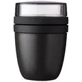 MEPAL Speisebehälter Ellipse nordic black 0,5 + 0,2 l, 1 St.