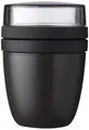 MEPAL Speisebehälter Ellipse nordic black 0,5 + 0,2 l