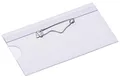 Kunststoff Namensschilder mit KombiHalter AnsteckNadel & Clip  24 Stück  75 x...
