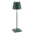 Zafferano Akku Tischleuchte Poldina Pro 380 mm Dark Green