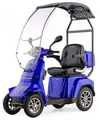 Elektro-Mobilitätsroller GRAVIS BLAU mit Verdeck 1000W