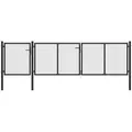 Vidaxl - Gartentor Stahl 400 X 75 Cm Anthrazit