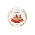 (49,73 EUR/kg) Marzipantaler Happy Birthday Zartbitter-Schokolade Niederegger