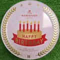(67,57€/kg) Niederegger Marzipantaler "Happy Birthday" Geschenkdose Versand0€
