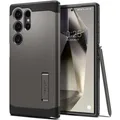 Handyhülle für Galaxy S24 Ultra Spigen Case Cover Etui Futeral Hülle Tasche Grau