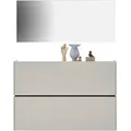 Voleo Garderobe, Kaschmir, Holzwerkstoff, 2-teilig, 140x200x22 cm, Garderobe, Garderoben-Sets & Serien, Garderoben-Sets