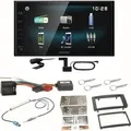 Kenwood DMX-125DAB Bluetooth Digitalradio Einbauset für T5 2003-2015 Multivan