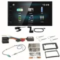 Kenwood DMX-125DAB Bluetooth Digitalradio Einbauset für T5 2003-2015 Multivan