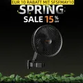 2026 Spider Farmer 6" Grow Tent Clip Fan EC Motor, Auto Oscillation, 10 Speeds