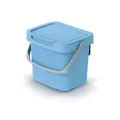 Abfalleimer Mülleimer mit Deckel 3L Recycling Müll Kunststoff Blau Systema